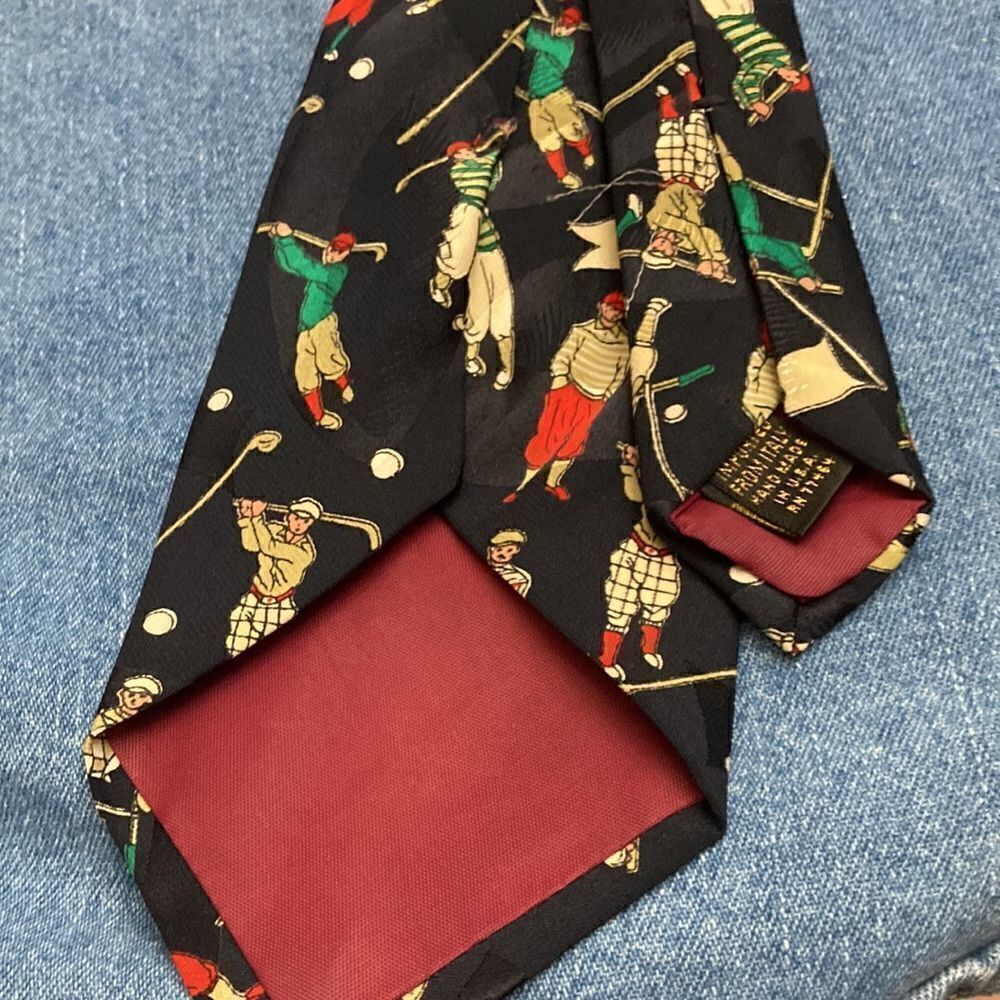 SWANK. Golfing 🏌️♂️ tie - Picture 8 of 9